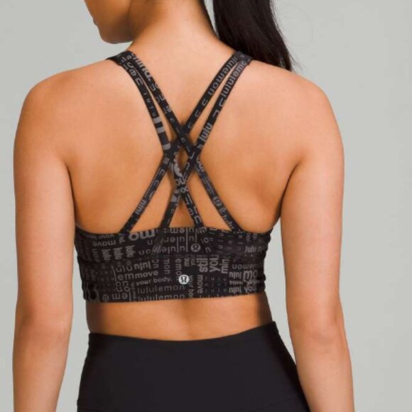 Lululemon Energy High-Neck Longline Bra *Medium Support, B–D Cups Lululemon Ombr - Picture 2 of 6